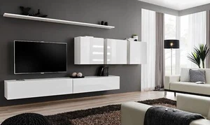 All4All SONDA VII Lowboard,Living-Anbauwand,Hochvitrine,Wohnzimmer-Set,TV-Boards - Bild 1 von 20