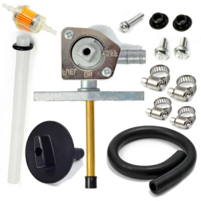 Fuel Valve Petcock & Lever Screw 1997 1998 - 2014 For Honda Recon 250 TRX250 2x4 - Image 1 of 4