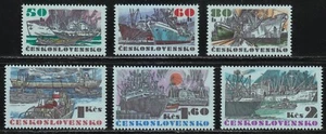 Czechoslovakia MNH 1972 Mi 2091-2096 Sc 1831-1836 Ships / sea-going vessels ** - Picture 1 of 2