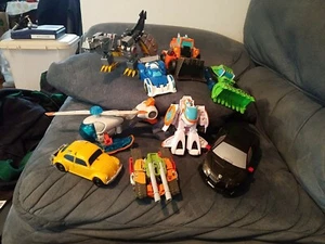 Lot Of 9 Transformers Bumblebee And Rescue Bots Used As Is - Picture 1 of 4