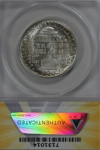 1946-D .50 ANACS MS 65 BOOKER T WASHINGTON Classic Silver Commemorative - Picture 1 of 2