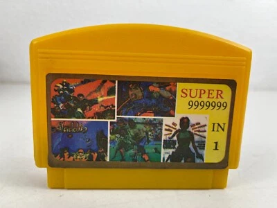 Super 9999999 In 1 RARE Famicom Famiclone Nes Tv Game Cartridge - Image 1 of 4