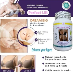 Breast Enhancement Capsules Supports Firming Larger Firmer Boobs Fuller Bust 90s - Picture 1 of 22