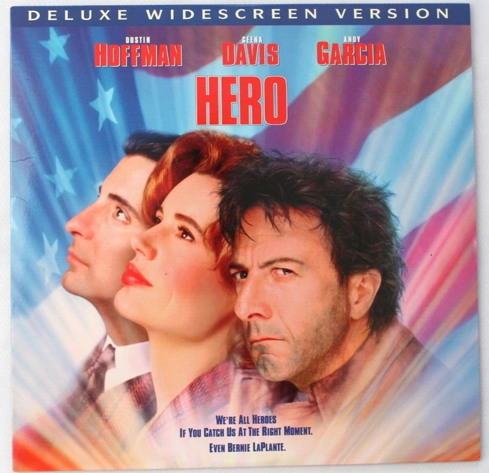 HERO, DELUXE WIDESCREEN VERSION, DUSTIN HOFFMAN (laserdisc) LD *QUICK SHIP* - Image 1 of 2