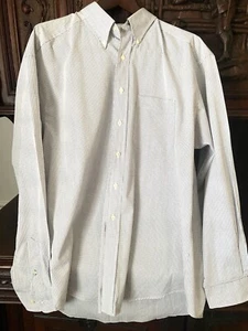 Tommy Hilfiger Dress Shirt Mens 17 36/37 Black Gray Plaid L/S Button Up Collared - Picture 1 of 14