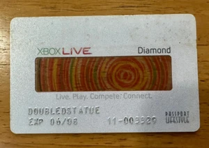 Extrem seltene Xbox Live Diamond Card - Microsoft Memorabilia - Bild 1 von 2