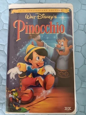 Rare Pinocchio 60th anniversary edition vhs Foto 1 de 4