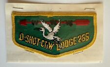 Boy Scout OA flap patch O-Shot-Caw Lodge 265 - 1950s Miami, FL