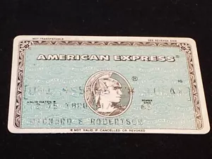 American Express Credit Card ~ exp 1976 ~ cb95 - Picture 1 of 2