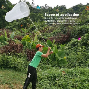 Butterfly Net Professional Portable Lockable Telescopic Butterfly Net for Kids - Picture 1 of 12