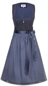 Neues MarJo Samt Dirndl Conny navy-blau,65cm,edel,Gr.36 bis 44,neu,reduz.-30% - Bild 1 von 1
