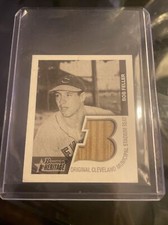2001 Bowman Heritage Bob Feller 1948 Reprint Municipal Stadium Seat #BHM-BF Reds