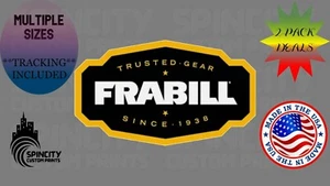 Frabill Car Window Vinyl Decal Graphic ICE Fishing Sticker - Picture 1 of 6