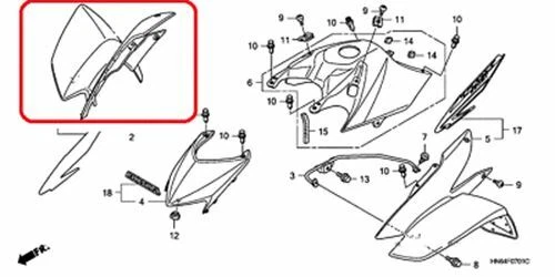 OEM HONDA SPORTRAX TRX250 250 EX FRONT RIGHT FENDER BLACK NEW FACTORY GENUINE Foto 1 de 1