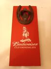 Budweiser Cast Iron Horseshoe Bottle Opener Wall Plaque Clydesdale Wall Mount