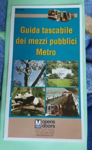 2000 Washington Metro Map - WMATA - Italian Language - Picture 1 of 1