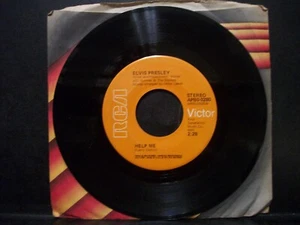 ELVIS PRESLEY If You Talk in Your Sleep/Help Me 45 record RCA APBO-0280 EX - Imagen 1 de 3