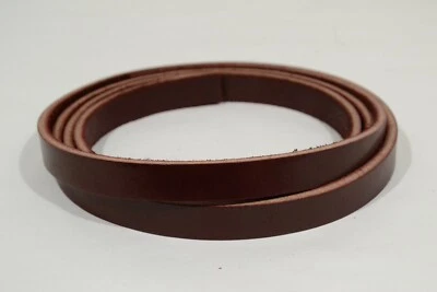 Leather Strip - Burgundy Latigo - 5/8" - 10-11 oz - 1 Piece (E422) - Image 1 of 3