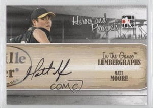 2011 ITG Heroes and Prospects Lumbergraphs /100 Matt Moore #L-MM Auto