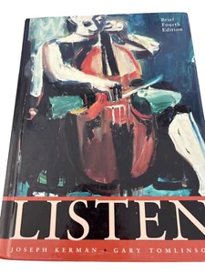 Listen Textbook Brief Fourth Edition By Joseph Kerman Hardcover Music Textbook - Picture 1 of 4