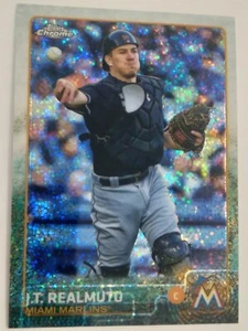 Béisbol Topps 2015 actualización cromada #US398 J.T. Realmuto RC EXCELENTE/CASI COMO NUEVO - Imagen 1 de 2