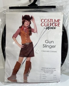 Cowgirl Girls Gun Slinger Costume Child Medium - Picture 1 of 6