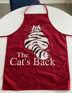 Hatley Cotton Bib Chef's Apron "The Cat’s Back” Artist Oldland (boxG)