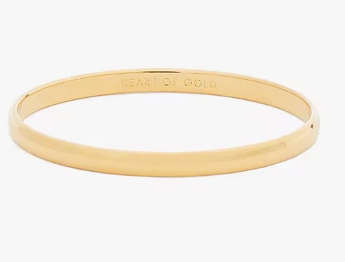 Bracciale Kate Spade Cuore Di Oro Idioma Sovrapposizione Oro 14k
