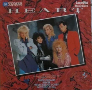HEART 8" MUSIC VIDEO DISC  LASERDISC - Foto 1 di 1