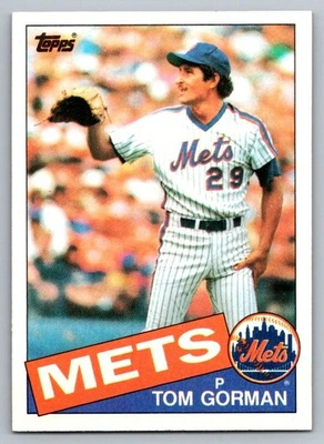 1985 Topps Tom Gorman #53 New York Mets - Image 1 of 2