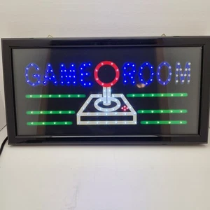 Man Cave-Game Room-Arcade High Intensity L.E.D. Lighted Sign "Game Room" 19x10 - Picture 1 of 22