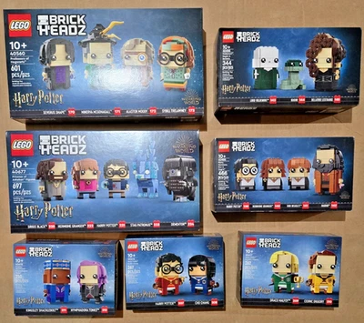 Lote De 7 Juegos LEGO Harry Potter Brickheadz Precintados Retirados Foto 1 de 4