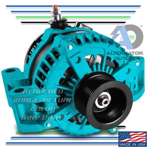 Mechman 370 Amp Billet Alternator  for Ford SD 1999 - 2007 6.0L 7.3L Diesel - Picture 1 of 5