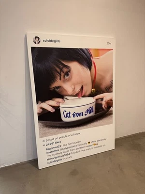 自杀女孩 #TrueArt - 理查德·普林斯斥责 Instagram 肖像猫 来自地狱 — 第 1/4 张图片