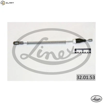 CABLE PULL PARKING BRAKE 32.01.53 FOR OPEL CORSA/Hatchback/Van VITA 1.0L 3cyl - Image 1 of 4