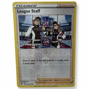 Liga Stab 153/185 Pokemon Professor Programm Reverse Holo Promo Karte LP - Bild 1 von 10