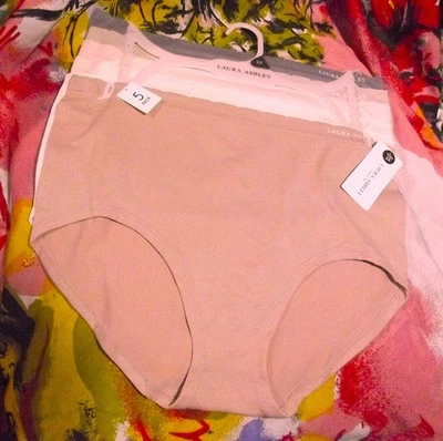 5 NUEVAS BRAGAS LAURA ASHLEY LS8550 5PKAQ TALLA GRANDE MICROFIBRA SIN COSTURAS 2X Foto 1 de 2