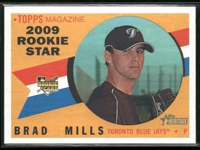2009 Topps Heritage #523 Brad Mills - Image 1 of 2