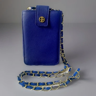 NOVA Bolsa Transversal para Celular Giani Bernini Bolsa Corrente de Metal - Imagem 1 de 4