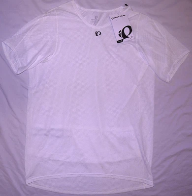 Mens BNWT White PEARL iZUMi MTB Cargo Base Layer S/S Cycling Shirt size 2XL $60 - Image 1 of 4