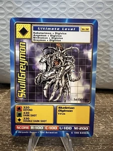 Vintage 1999 SkullGreymon 1st Edition St-32 Digimon Card Bandai LP/NM - Bild 1 von 11