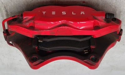 Pinza de freno trasera lateral derecha Tesla S 2014 pasajero OEM Foto 1 de 4