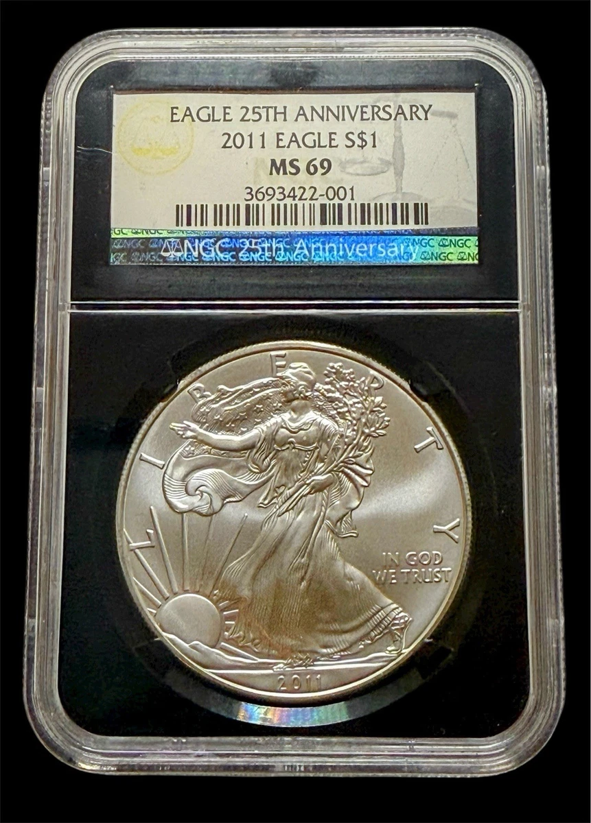 American Eagle MS 69 Graded 2011 Silver Bullion Coins for sale | eBay