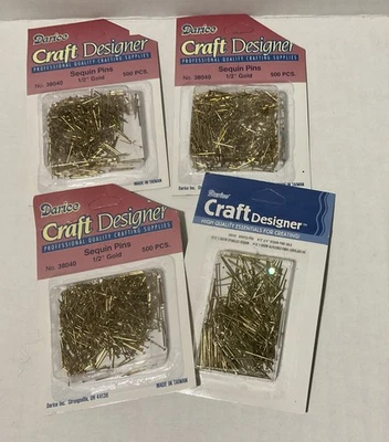 Lote de prendedores de lentejuelas, Darice, 1/2” y 3/4 pulgadas Foto 1 de 4
