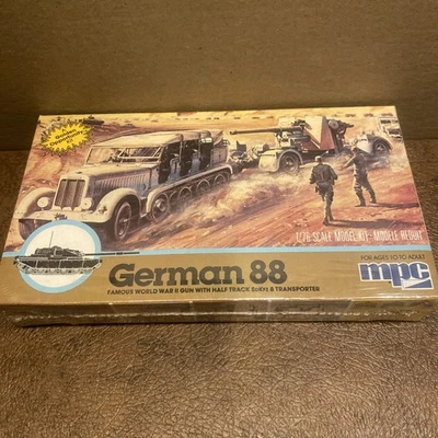 Vintage 1982 MPC German 88 Model Kit 1/76 1-6202/NOS/original packaging - Image 1 of 4