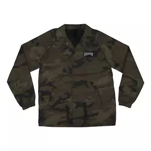 Creature Skateboards Coat Logo Trench Coach Windbreaker Camo - Picture 1 of 1