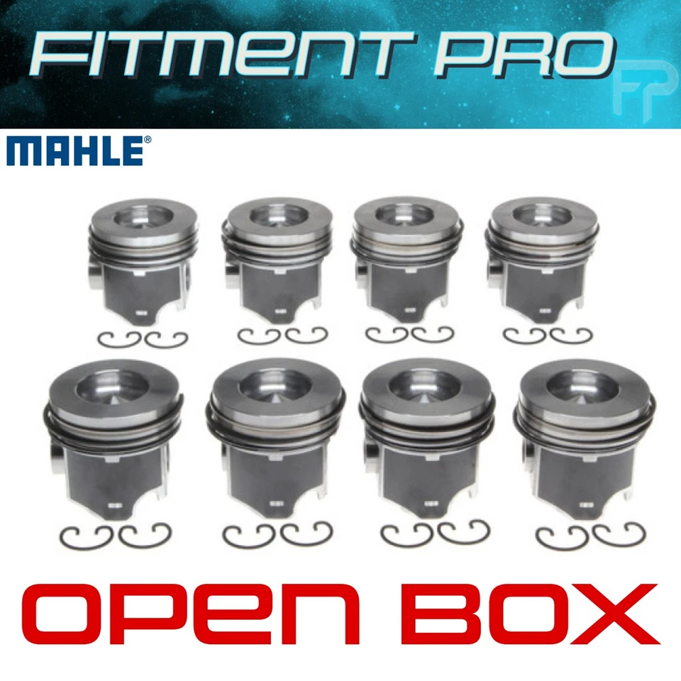 Juego de pistones Mahle de gran tamaño de 4,035 pulgadas para 98-02 Dodge Ram 2500/3500 224-3355WR.020 Foto 1 de 4