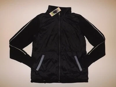 TANGERINE Black Active Stripe Jacket S Small Full Zip Exercise Womens NWT - Image 1 of 3