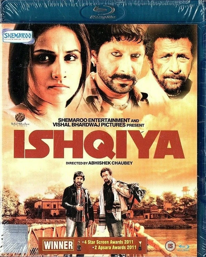 ISHQIYA - BOLLYWOOD BLU-RAY - NASEERUDDIN SHAH , VIDYA BALAN , ARSHAD WARSI. - Image 1 of 2