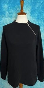 Jones New York Sport Women's athletic sweatshirt Black Size M - Picture 1 of 7